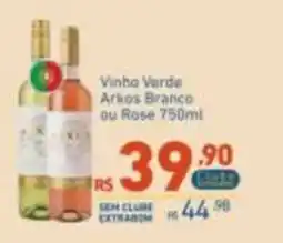 Extrabom Supermercados Vinho Verde Arkos Branco ou Rose 750ml oferta
