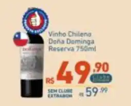 Extrabom Supermercados Vinho Chileno Doña Dominga Reserva oferta