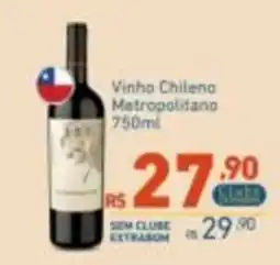 Extrabom Supermercados Vinho Chileno Metropolitano oferta