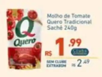 Extrabom Supermercados Molho de Tomate Quero Tradicional oferta