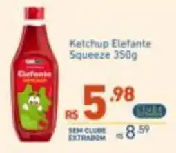 Extrabom Supermercados Ketchup Elefante Squeeze oferta