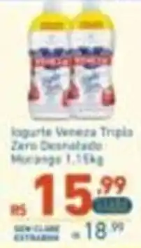 Extrabom Supermercados Iogurte venezia triplo zero desnatado morango oferta