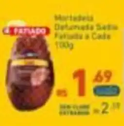 Extrabom Supermercados Mortadela Defumada Sadio Fatuada a Cada 100g oferta