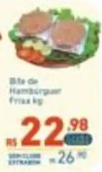 Extrabom Supermercados Bite de Hambúrguer Friaa oferta