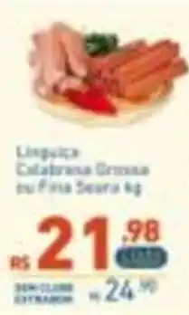 Extrabom Supermercados Linguiça Calabresa Grossa com Fina Seura oferta
