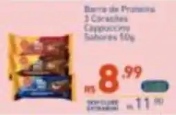 Extrabom Supermercados Barra de Proteína 3 Coraçõe Cappuccino Sabores oferta