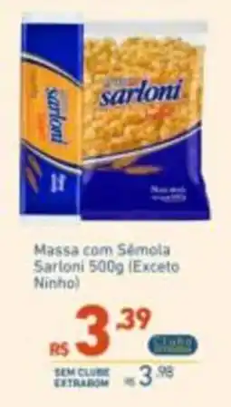 Extrabom Supermercados Massa com Sêmola Sarloni oferta