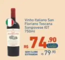 Extrabom Supermercados Vinho Italiano San Floriano Toscana Sangiovese IGT oferta