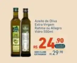 Extrabom Supermercados Azeite de Oliva Extra Virgem Rahma ou Allegro Vidro oferta