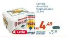 Extrabom Supermercados Cerveja Antarctica Original Latão oferta