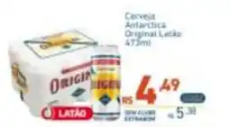 Extrabom Supermercados Cerveja Antarctica Original Latão oferta