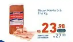 Extrabom Supermercados Bacon Manta Grã Filé Kg oferta