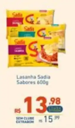 Extrabom Supermercados Lasanha Sadia Sabores oferta