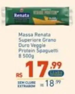 Extrabom Supermercados Massa renata superiore grano duro veggie protein spaghetti oferta