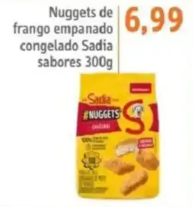 Nuggets de frango empanado congelado Sadia sabores