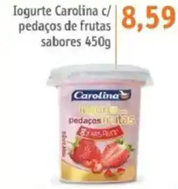 Sonda Iogurte carolina c/ pedaços de frutas sabores oferta