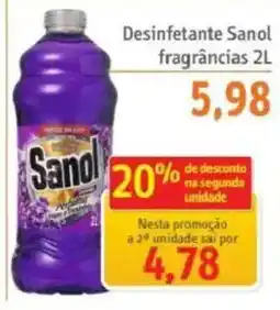 Sonda Desinfetante Sanol fragrâncias oferta