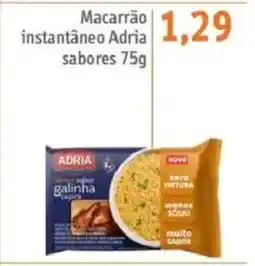 Sonda Macarrão instantâneo Adria sabores oferta