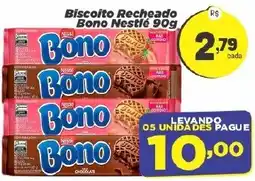 Amarelinha supermercados Biscoito recheado bono nestlé oferta