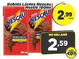 Amarelinha supermercados Bebida Láctea Nescau Nestlé 180ml oferta