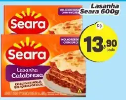 Amarelinha supermercados Lasanha calabresa oferta