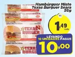 Amarelinha supermercados Hambúrguer Misto oferta