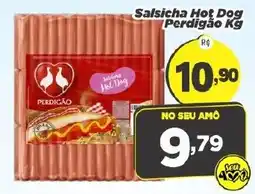 Amarelinha supermercados Salsicha Hot Dog Perdigão oferta
