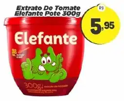 Amarelinha supermercados Extrato de tomate elefante oferta