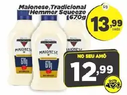 Amarelinha supermercados Maionese tradicional hemmer squeeze oferta