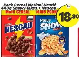 Amarelinha supermercados Pack Cereal Matinal Nestlé oferta