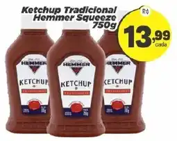 Amarelinha supermercados Ketchup Tradicional Hemmer Squeeze oferta