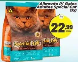 Amarelinha supermercados Alimento p/ gatos adultos special cat oferta