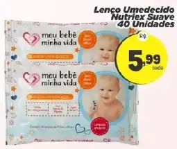 Amarelinha supermercados Lenço Umedecido Nutritex Suave oferta