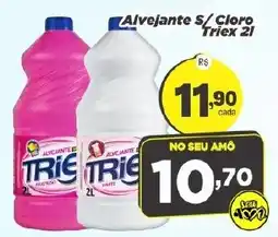 Amarelinha supermercados Alvejante s/ cloro trix 2l oferta