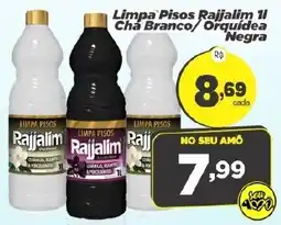 Amarelinha supermercados Limpa Pisos Rajalim 1l Chá Branco/Orquídea Negra oferta