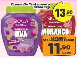 Amarelinha supermercados Creme de tratamento skala 1kg oferta