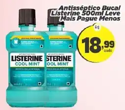 Amarelinha supermercados Antisséptico bucal listerine cool mint oferta