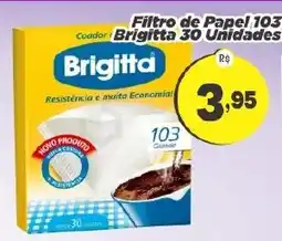 Amarelinha supermercados Filtro de Papel Brigitta oferta