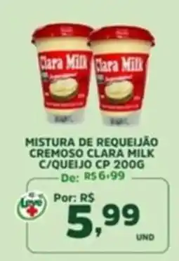 Araújo Supermercados Mistura de requeijão cremoso clara milk c/queijo cp oferta