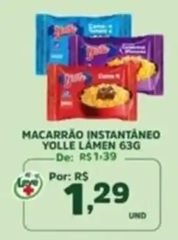 Araújo Supermercados Macarrão instantâneo yolle lamen oferta