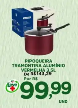 Araújo Supermercados Pipoqueira tramontina alumínio vermelha 3.5l oferta