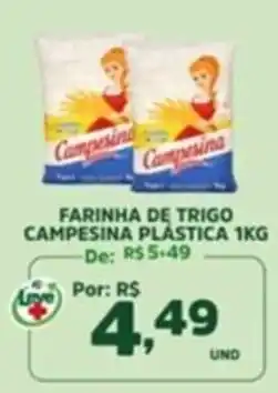 Araújo Supermercados Farinha de trigo campesina plástica oferta