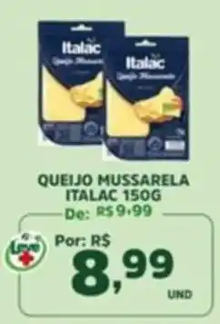 Araújo Supermercados Queijo mussarela italac oferta
