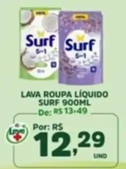 Araújo Supermercados Lava roupa líquido surf oferta