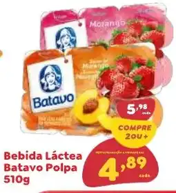 Amigão Calçados Bebida Láctea Batavo Polpa oferta