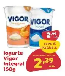 Amigão Calçados Iogurte vigor integral oferta