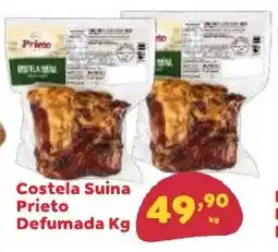 Amigão Calçados Costela Suína Prieto Defumada oferta
