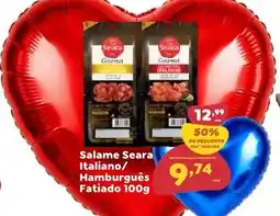 Amigão Calçados Salame Seara Italiano/ Hamburguês Fatiado oferta