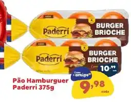 Amigão Calçados Pão Hamburguer Paderri oferta