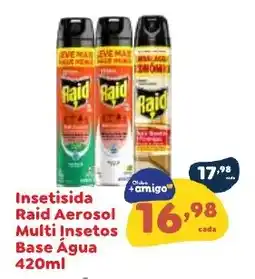 Amigão Calçados Insetisida Raid Aerosol Multi Insetos Base Agua oferta